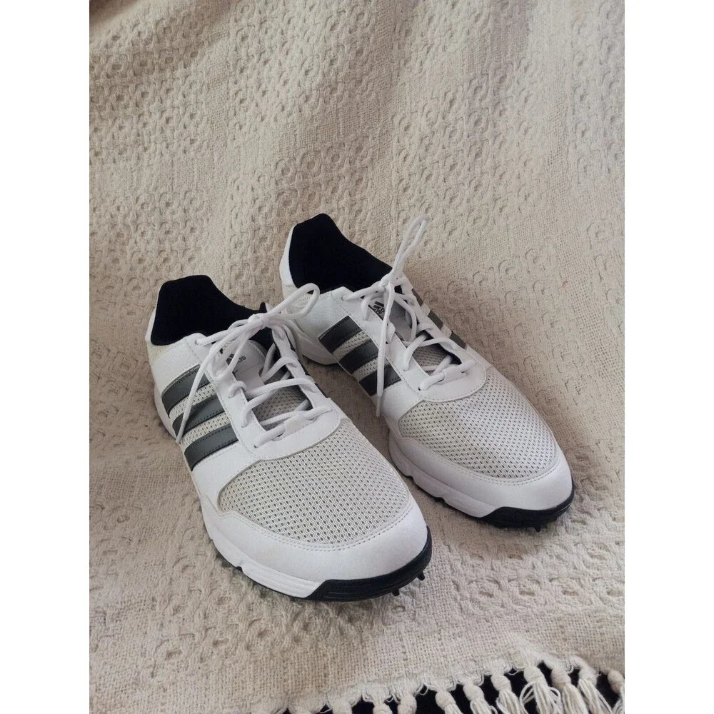 ADIDAS TECH RESPONSE 4.0 GOLF SHOES WHITE F33552 Size 14 Mint Condition